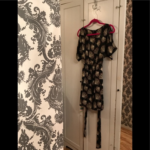 Forever 21 Shoulder Slit Black Mini Dress - Picture 11 of 14